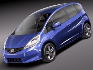 Honda Jazz Fit 2011 Modelo 3D