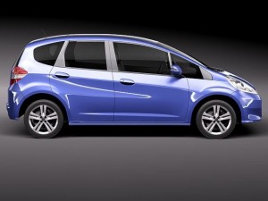 Honda Jazz Fit 2011 3D Model