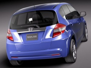 Honda Jazz Fit 2011 3D Model