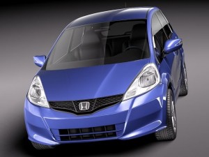 Honda Jazz Fit 2011 3D Model