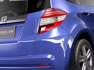 Honda Jazz Fit 2011 3D Model