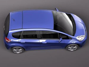 Honda Jazz Fit 2011 3D Model