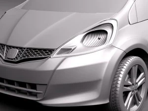 Honda Jazz Fit 2011 3D Model