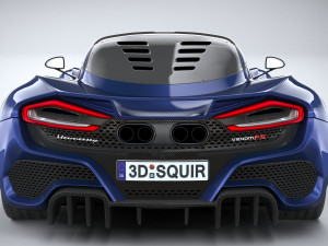 Hennesey Venom F5 2021 3D मॉडल
