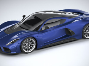 Hennesey Venom F5 2021 3D मॉडल