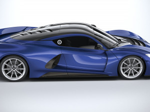 Hennesey Venom F5 2021 3D मॉडल