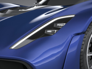 Hennesey Venom F5 2021 3D मॉडल