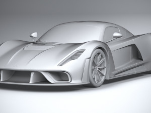 Hennesey Venom F5 2021 3D मॉडल