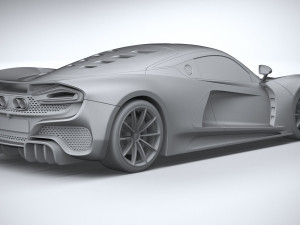 Hennesey Venom F5 2021 3D मॉडल