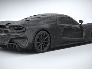 Hennesey Venom F5 2021 3D मॉडल