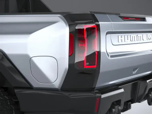 Hummer EV 2022 with interior 3D Model