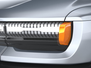 Hummer EV 2022 with interior 3Dモデル