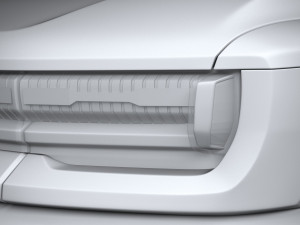 Hummer EV 2022 with interior 3Dモデル