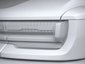 Hummer EV 2022 with interior 3D Model