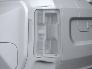 Hummer EV 2022 with interior 3D Model