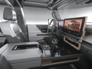 Hummer EV 2022 with interior 3D Model