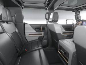 Hummer EV 2022 with interior 3D Model