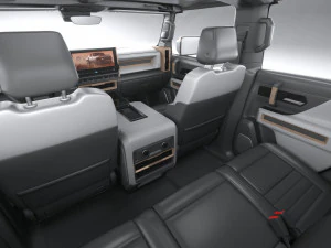 Hummer EV 2022 with interior 3D Model