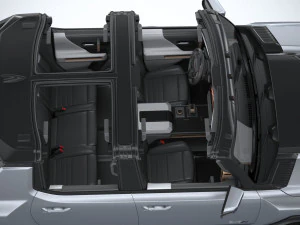 Hummer EV 2022 with interior 3D Model