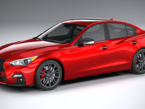 Infiniti Q50 2021 Model 3D