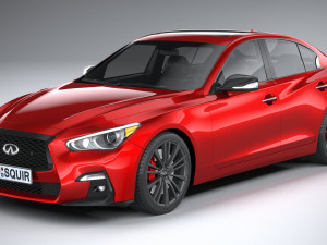 Infiniti Q50 2021 3D-Modell