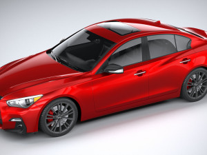 Infiniti Q50 2021 3D-Modell