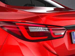 Infiniti Q50 2021 3D-Modell