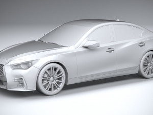 Infiniti Q50 2021 3D-Modell