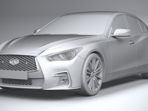Infiniti Q50 2021 3D-Modell