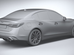 Infiniti Q50 2021 3D-Modell