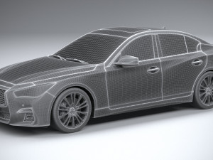 Infiniti Q50 2021 3D-Modell