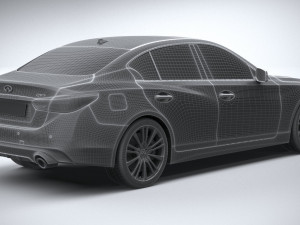 Infiniti Q50 2021 3D-Modell