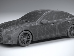 Infiniti Q50 2021 3D-Modell