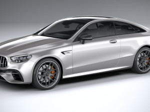 Mercedes-Benz E63 Coupe AMG 2021 3D Model