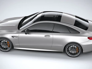 Mercedes-Benz E63 Coupe AMG 2021 3D Model
