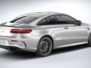Mercedes-Benz E63 Coupe AMG 2021 3D Model