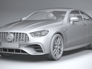 Mercedes-Benz E63 Coupe AMG 2021 3D मॉडल