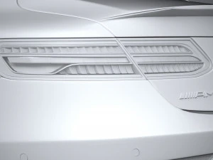 Mercedes-Benz E63 Coupe AMG 2021 3D Model