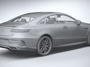Mercedes-Benz E63 Coupe AMG 2021 3D मॉडल