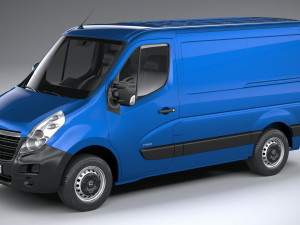 Opel Movano L1H1 2018 3D Model