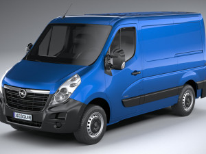 Opel Movano L1H1 2018 3D Модель