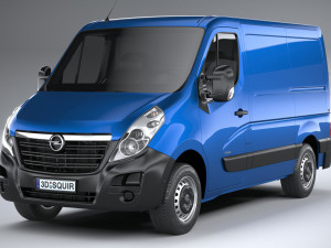 Opel Movano L1H1 2018 3D Модель