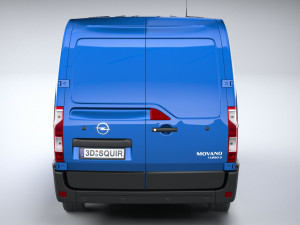 Opel Movano L1H1 2018 3D Модель