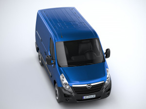 Opel Movano L1H1 2018 3D Модель