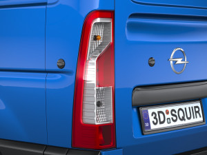Opel Movano L1H1 2018 3D Модель
