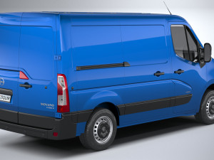 Opel Movano L1H1 2018 3D Модель
