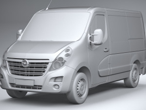 Opel Movano L1H1 2018 3D Модель