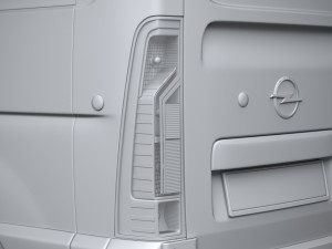 Opel Movano L1H1 2018 3D Модель