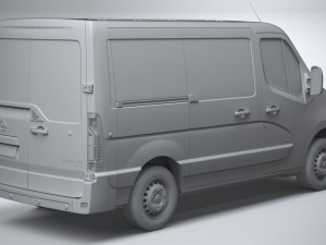 Opel Movano L1H1 2018 3D Модель