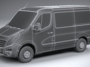 Opel Movano L1H1 2018 3D Модель